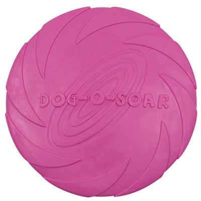 Silicone Flying Saucer Dog Cat Toy