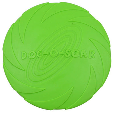 Silicone Flying Saucer Dog Cat Toy