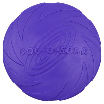Silicone Flying Saucer Dog Cat Toy