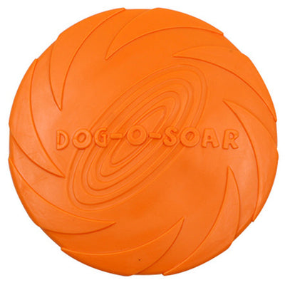 Silicone Flying Saucer Dog Cat Toy