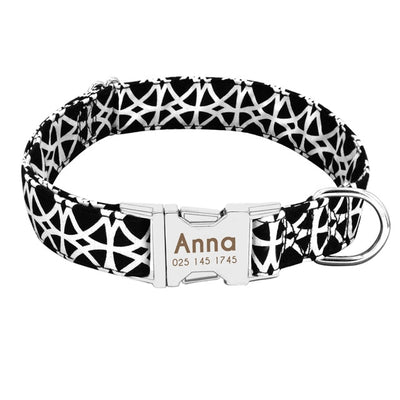 Dog Tag Collar Leash