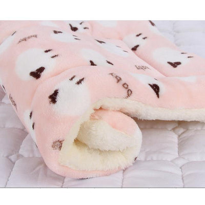 Coral Fleece Winter Thicken Warm Sleeping Beds