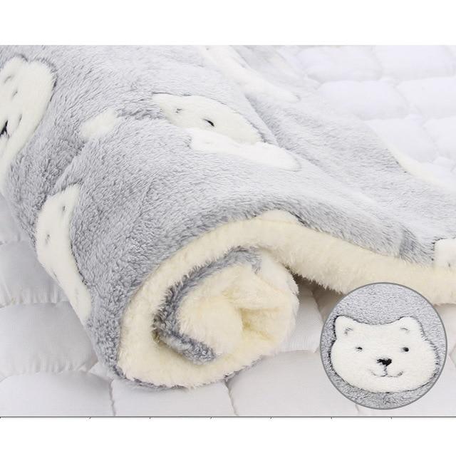 Coral Fleece Winter Thicken Warm Sleeping Beds