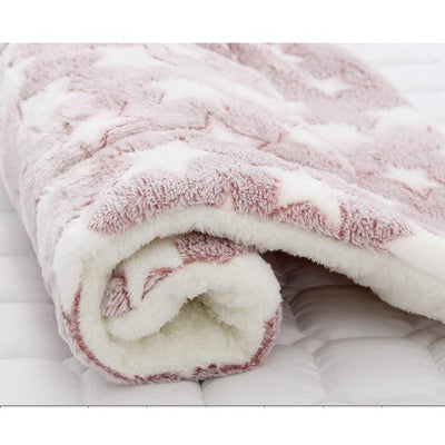 Coral Fleece Winter Thicken Warm Sleeping Beds