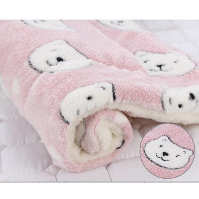 Coral Fleece Winter Thicken Warm Sleeping Beds