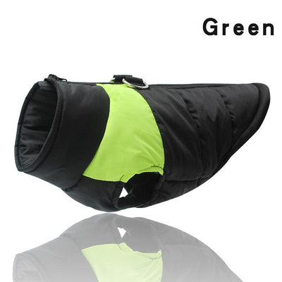 Waterproof Pet Padded Vest Zipper Jacket